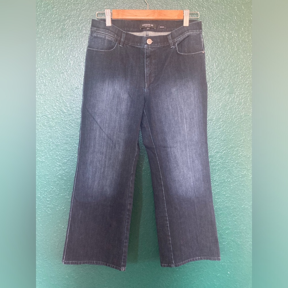LAFAYETTE 148 NY Jeans Blue MercerCropped Boot
Cut Size 6